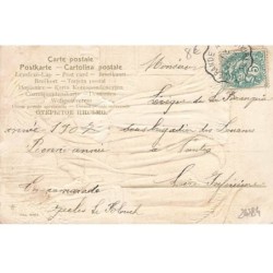 n°24884 - Carte Gaufrée - serie 5088 - Bonne Année - Homme offrant un bijou à sa femme