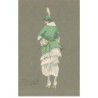 n°24903 - ADM - Serie n°1173 - Art Déco - Femme avec veste verte et cravache