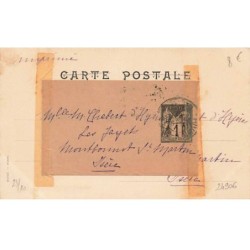 n°24906 - Carte dessinée à l'encre de chine - MB - Berger