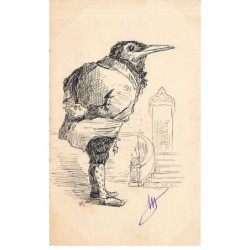 n°24909 - Carte dessinée à...