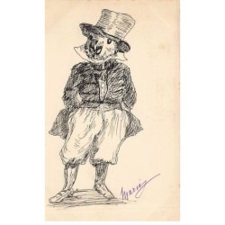 n°24910 - Carte dessinée à...