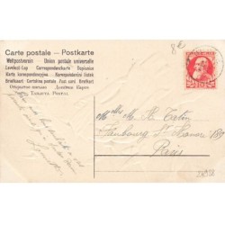 n°24928 - Carte Fantaisie Gaufrée - Bonne Année - Clapsaddle - Fillette entourée de colombes