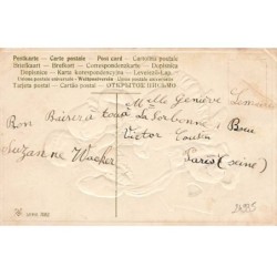 n°24935 - Carte Fantaisie Gaufrée - Serie 7052 - Flatscher - Fillettes et chatons - chat