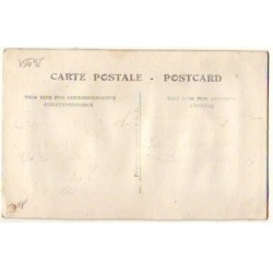 n°24951 - Carte Brodée - Bonne Année - Oiseau chantant  près d'une église