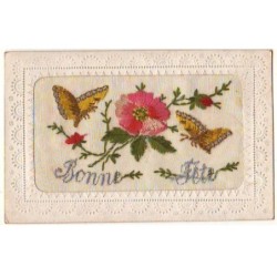 n°24952 - Carte Brodée -...