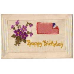 n°24954 - Carte Brodée -...