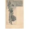 n°24964 - Illustrateur - Wiener Strassenleben n°274 - Soldat regardant une jeune femme