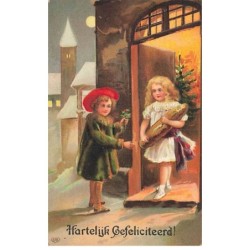 n°24974 - Carte Gaufrée -...