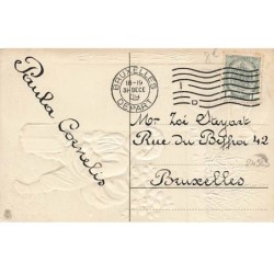 n°24983 - Carte Gaufrée - Bonne Année - Jeune veilleur de nuit