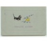 n°11888 - Carte Gaufrée - Frohliche Ostern - Teckel et un poussin