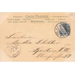 n°25014 - Carte Illustrateur avec Paillettes - Eté - Femme avec un Bouquet de Fleurs colorées