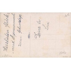 n°25042 - Carte Fantaisie - MM Vienne 862 - Geburtstags Morgen - Enfants s'embrassant