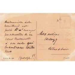 n°25067 - Nouvel An - Bonne Année - Clown parlant à une poupée