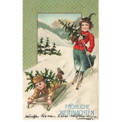 n°25087 - Carte Gaufrée -...