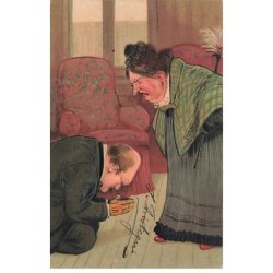 n°25097 - Carte Gaufrée -...