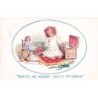 n°25099 - You'll be sorry when I'm Gone - Fillette jouant avec ses poupées et son ours en peluche - Teddy Bear
