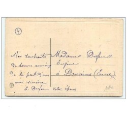 n°10130 - Carte Fantaisie - D.R.G.M. - Bonne Année - Décor en relief - Père Noël
