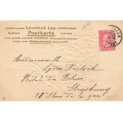 n°25125 - Carte Gaufrée - Nouvel An - Heureuse Année 1903 - Anges trinquant