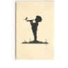 n°2513 - Silhouette  Enfant jouant de la flûte
