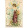 n°25136 - Fantaisie - Raphael Tuck - Sylphide faisant sauter une sauterelle au milieu d'un cerceau