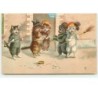 n°11915 - M. Boulanger - Chats portant des chapeaux