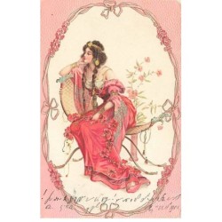 n°25165 - Carte Gaufrée -...
