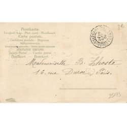 n°25173 - Nouvel An  - Bonne Année 1905 - Anges au volant d'une voiture