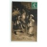 n°11929 - Heureux Noël - Enfants près d'un Père Noël