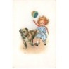 n°25190 - S.B. Pearse - MM Vienne n°1234 - Garçon promenant un chien - Bouledogue anglais