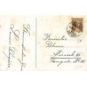 n°25218 - Carte Gaufrée - Nouvel An - Fillette près d'un rosier jaune