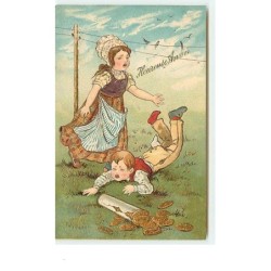 n°11938 - Carte Gaufrée -...