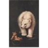 n°25238 - Illustrateur - Ellam - Ours polaire s'approchant d'un ours en peluche - Teddy Bear