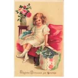 n°25242 - Carte Gaufrée -...
