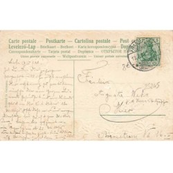 n°25245 - Carte Gaufrée - Fantaisie - Herzlichen Glückwunsch zum Geburtstage - Cygne près d'une fillette