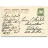 n°11942 - Carte Gaufrée - Prosit Neujahr - Fillette à califourchon sur une flûte de champagne