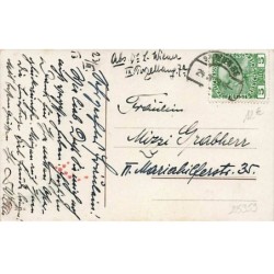 n°25359 - Fantaisie - Jeune femme portant un grand chapeau
