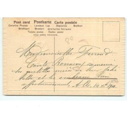 n°11947 - Carte Gaufrée - Jeunes filles regardant un garçon pêchant