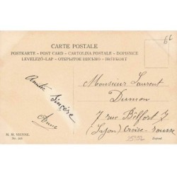 n°25392 - MM Vienne n°368 - Joyeuses Pâques - Lapins près d'oeufs, mangeant des fleurs de cotons