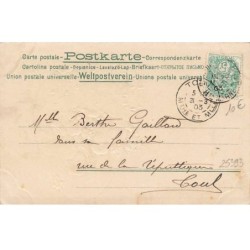 n°25393 - Pâques - Carte Gaufrée - Enfants sortant d'un oeuf