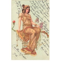 n°25406 - Carte Gaufrée -...