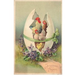 n°25412 - Carte Gaufrée -...