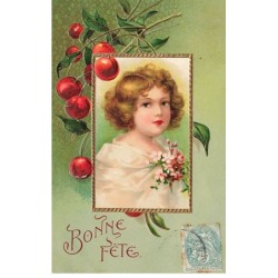 n°25435  - Carte Gaufrée -...