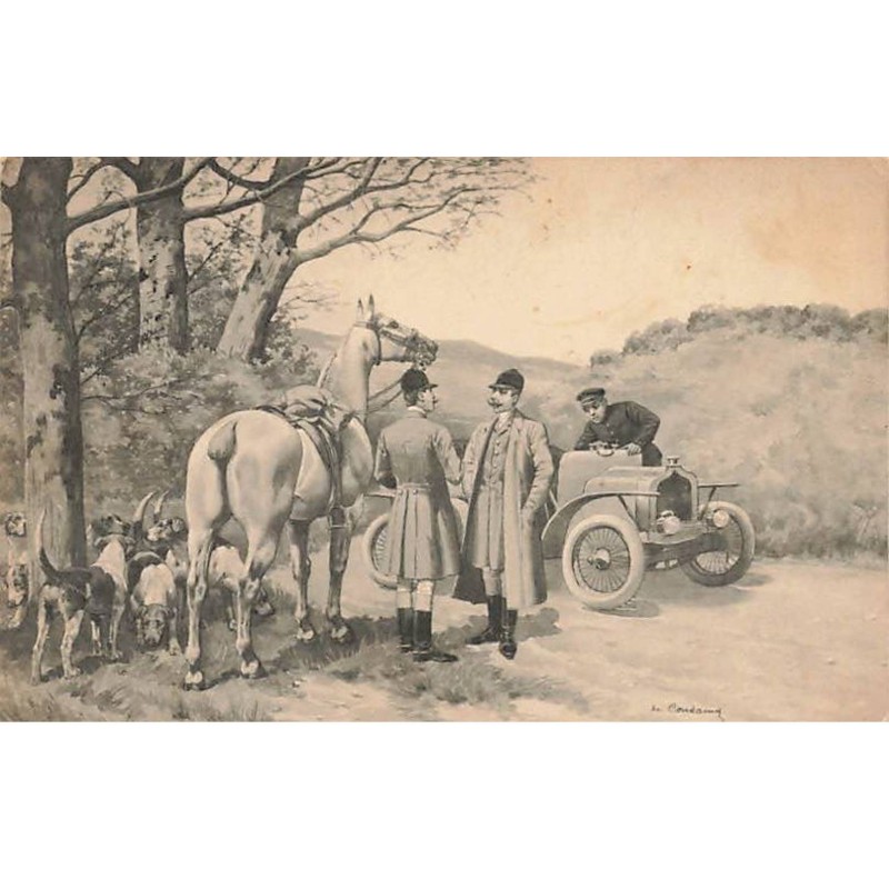 n°25442  - MM Vienne 536 - Chasse - Automobile - Chiens