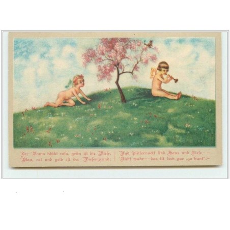 n°2547 - Angelots sur une colline