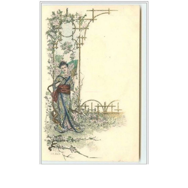 n°2608 - J.E. Baguès - Femme Japonaise