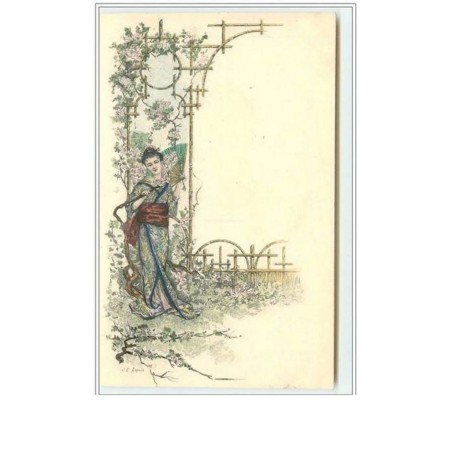 n°2608 - J.E. Baguès - Femme Japonaise