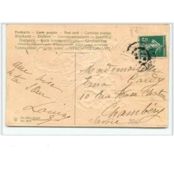 n°2646 - Carte Gaufrée - Joyeuses Pâques - Femme et fillette avec des oeufs