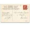n°2661 - Carte Gaufrée - Bonne Année - Femme habillée en rose assise