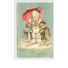 n°2665 - Carte Gaufrée - Herzlichen Glückwunsch zum Neuen Jahre - Bonhomme de neige et enfants