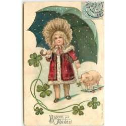 n°11972 - Carte Gaufrée -...